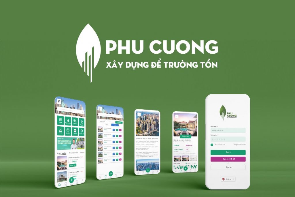 Ứng dụng chuyển đổi số Phu Cuong Group 