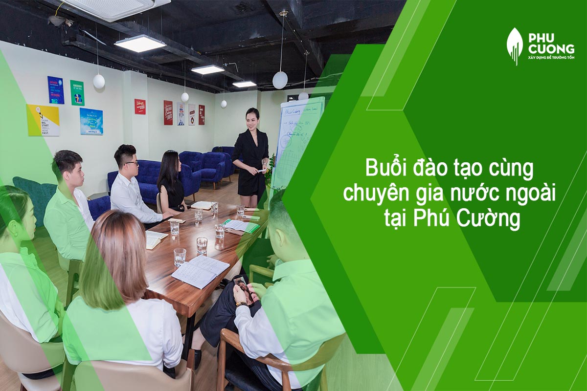 Buổi đào tạo cùng chuyên gia nước ngoài tại Phú Cường