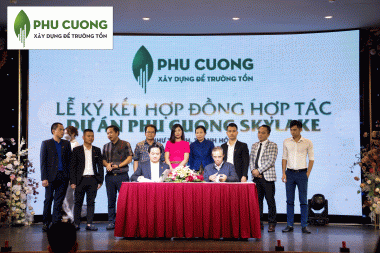 Lễ ký kết hợp tác đầu tư giữa Tập đoàn Phú Cường và Công ty TNHH Tuấn Đạt