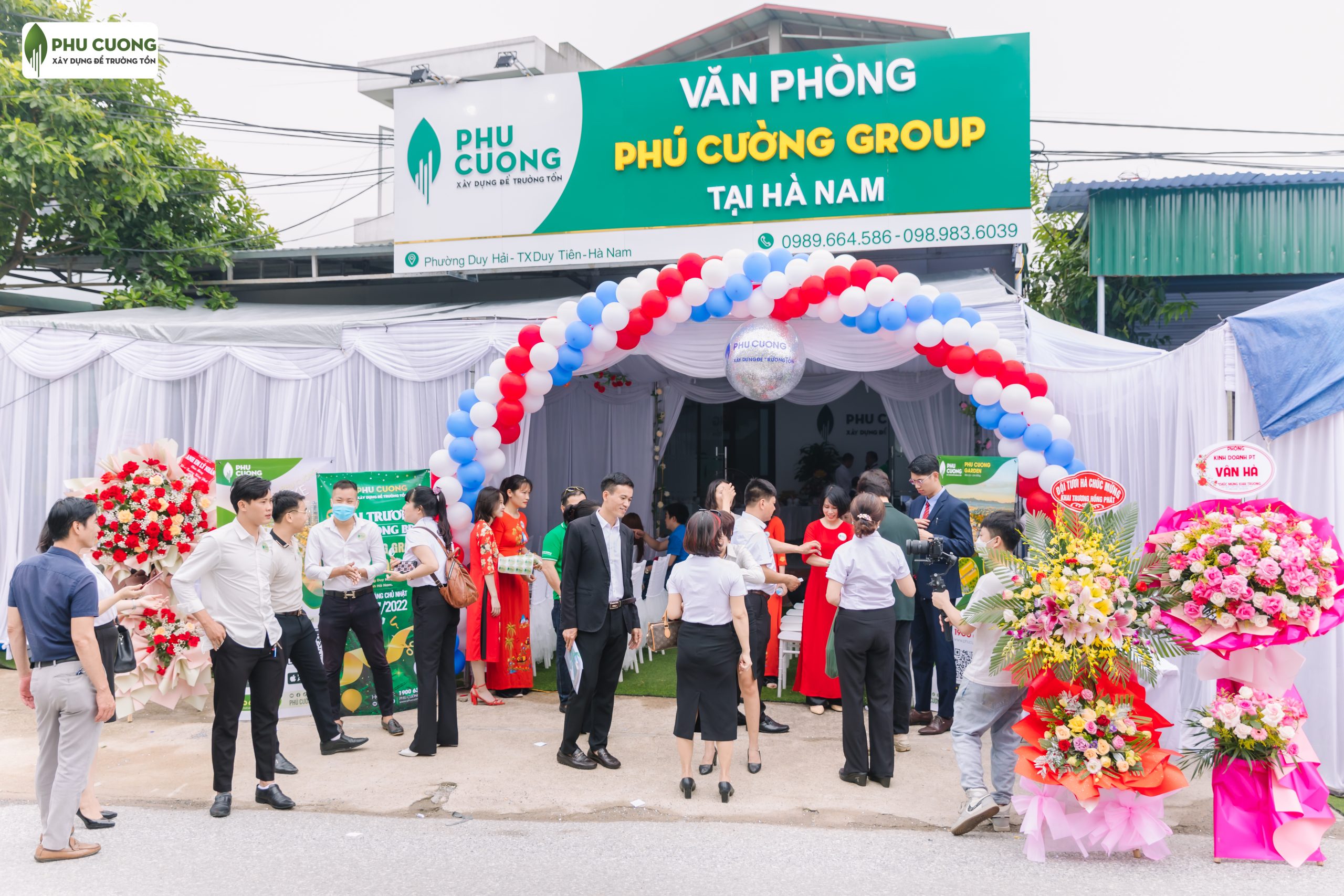 Lễ khai trương ra mắt Văn phòng Bất động sản Phú Cường tại Hà Nam