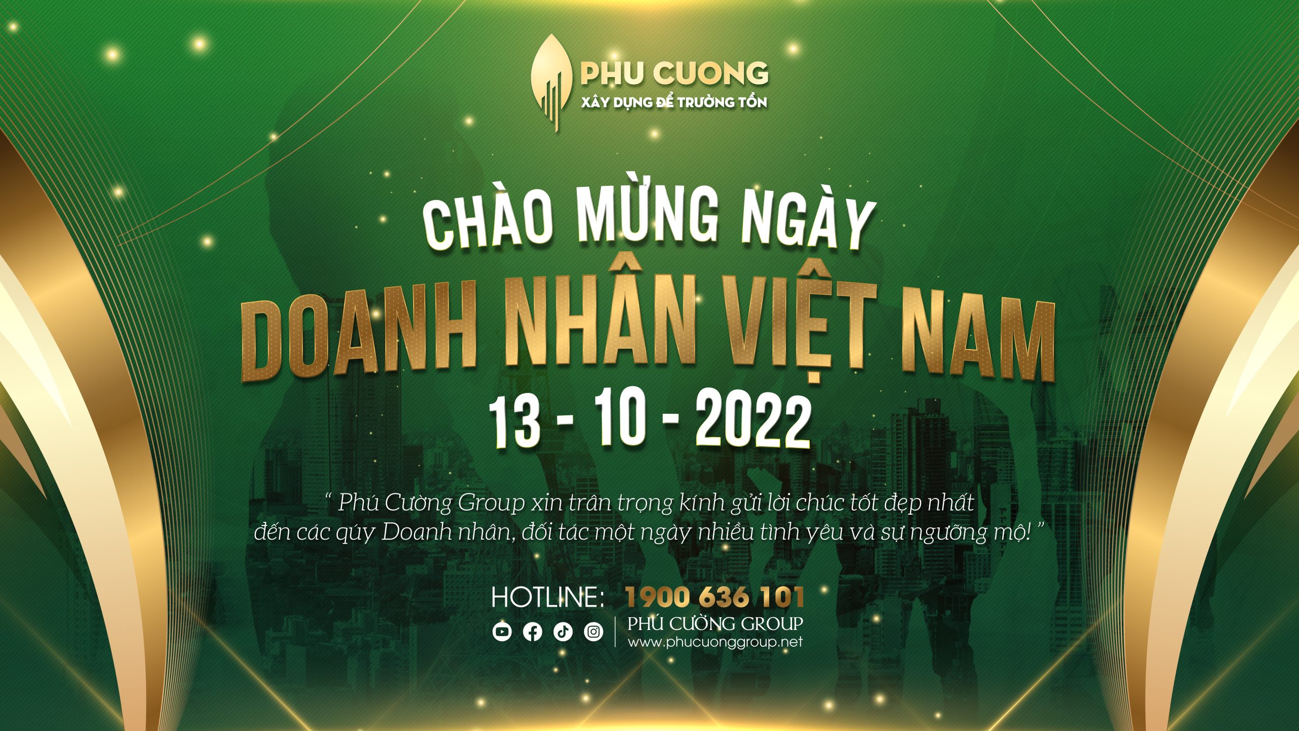 Chúc mừng ngày Doanh nhân Việt Nam 13-10